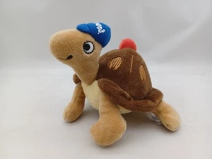 Culvers Turtle Sundae Plush Toy 6" Small Brown Blue Hat 2022 - Imagen 1 de 5