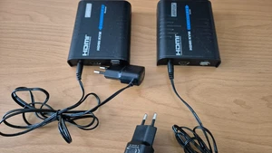 AGPTEK HDMI KVM Extender Signalübertragung, Sender und Empfänger - Bild 1 von 5