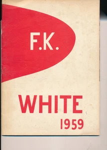 Lake Charles LA F. K. White School yearbook 1959 Louisiana Grades 8-1 - Imagen 1 de 2