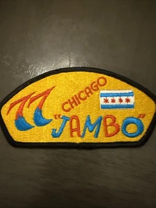 1977 National Scout Jamboree JSP Chicago 77 Jambo BLACK Bdr. - Picture 1 of 4