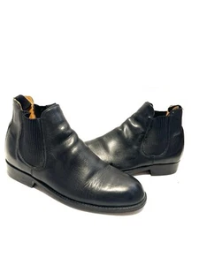 BOTINES GRENSON PARA HOMBRE CUERO NEGRO CHELSEA PRELOVED UK 9 - Imagen 1 de 10