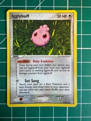 Pokemon 2004 EX Hidden Legends Igglybuff - 37/101 - Reverse Holo - Image 1 of 2