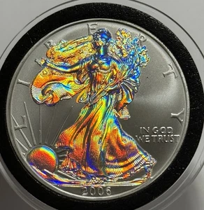 2006 ASE American Eagle Hologram Coin 1 Troy Oz .999 Fine Silver Round Medal 999 - Picture 1 of 17
