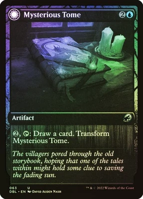 MTG FOIL Mysterious Tome // Chilling Chronicle  - Innistrad: Double Feature #063 - Image 1 of 2