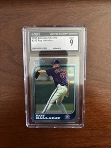 1997 Bowman Chrome #212 GRADED Mint ROY HALLADAY Rookie Card MLB HOF - Picture 1 of 2