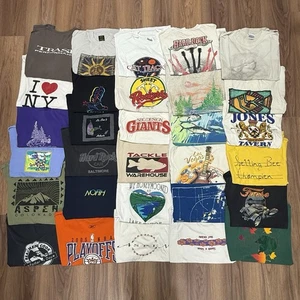 Vintage Modern Wiederverkäufer Konvolut Großhandel T-Shirt Posten 30 Artikel 90er 00er NOV23-2 - Bild 1 von 23