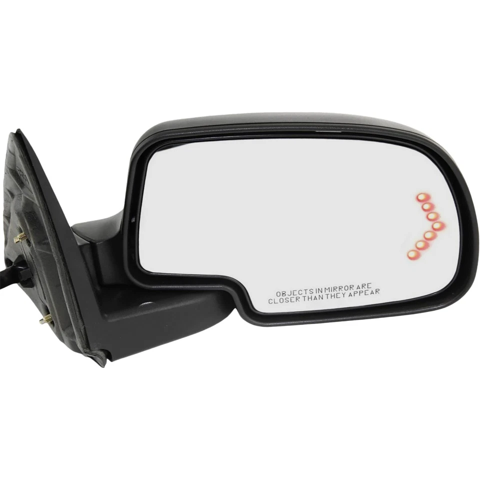 Espejo retrovisor eléctrico derecho para 03-06 Silverado/Sierra 1500 con luz de señal y charco térmica Foto 1 de 4