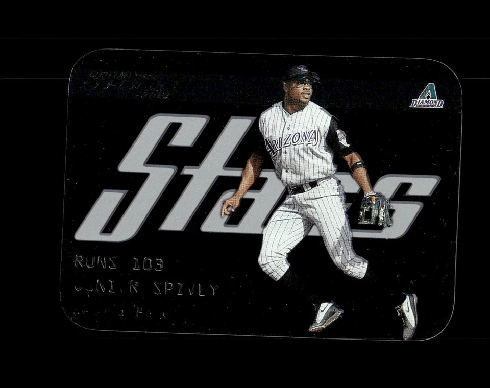2003 Donruss Studio Stars #SS-24 Junior Spivey Arizona Diamondbacks - Image 1 of 2