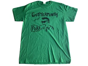 Guttermouth Puke T-Shirt Punk handsigniert signed Gr. M Band Konzert Mark Adkins - Bild 1 von 8