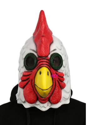 2022 NEW Game Richard Rooster Mask Hotline Miami Cosplay Latex Mask Adult Props - Image 1 of 4