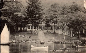 Silver Bay Lake George New York Hotel Uncas postcard a93 - Picture 1 of 2