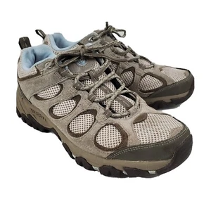 Merrell Hilltop Hiking Trail Shoes Women Size 9 Aluminum Dream J098328 Blue Gray - Picture 1 of 12