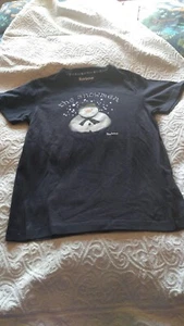 BARBOUR BOYS GIRLS T-SHIRT SL THE SNOWMAN BLUE VGC LOVELY CHRISTMAS BRIGGS - Picture 1 of 2