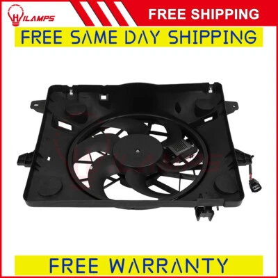 For 2003 2004 2005 Lincoln Town Car Electric Radiator Cooling Fan Assembly - Image 1 of 4