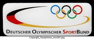 OLYMPIC PINS UNDATED DEUTSCHER GERMANY SPORTS BUND TEAM - Picture 1 of 1