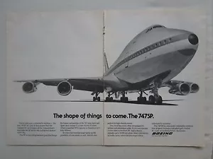 12/1975 PUB BOEING 747SP AIRLINER AIRLINES COMMERCIAL AVIATION ORIGINAL AD - Picture 1 of 1