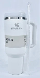 Stanley - The Quencher H2.0 FlowState Edition Tumbler 40oz - White - New* - Picture 1 of 13
