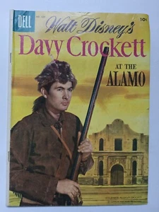 Dell Cuatro Colores 639 Walt Disney's DAVY CROCKETT en el Alamo 1955 G+ - Imagen 1 de 3