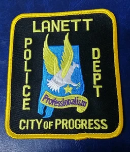 LANNETT, ALABAMA POLICE SHOULDER PATCH AL - Picture 1 of 2