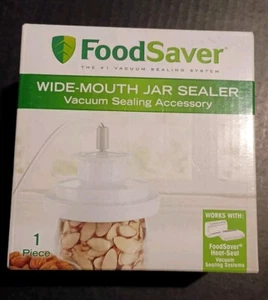 New FoodSaver Vacuum Sealing Accessory Wide-Mouth Jar Sealer  - Picture 1 of 6