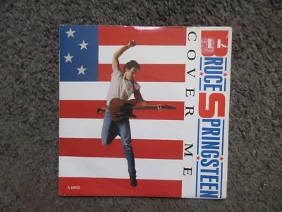 BRUCE SPRINGSTEEN "COVER ME"+"JERSEY GIRL(LIVE)" 1984 COLUMBIA UK VG-/VG- - Image 1 of 4