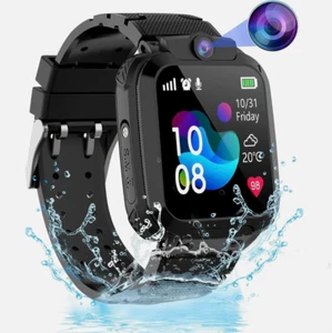 Kinder Telefonuhr Smartwatch LBS Uhr SOS SIM Kamera Wasserdicht Kid Armbanduhr+ - Zdjęcie 1 z 13