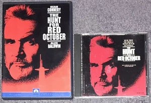 Hunt For Red October: DVD/CD Original Soundtrack Music/Movie Combo 1990 - Picture 1 of 4