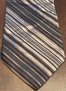 Vintage Murano 100% Silk Men’s Neck Tie Made In Usa Extra Long - Picture 1 of 9