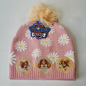 Paw Patrol hat SKYE Beanie 52cm Pink Kids Winter Knit NEW WITH TAGS (Gift Idea) - Picture 1 of 12