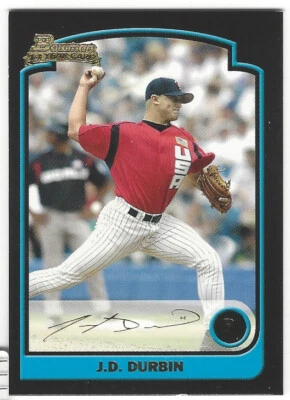 J.D. Durbin 2003 Bowman Gold Card# 181 - Image 1 of 4