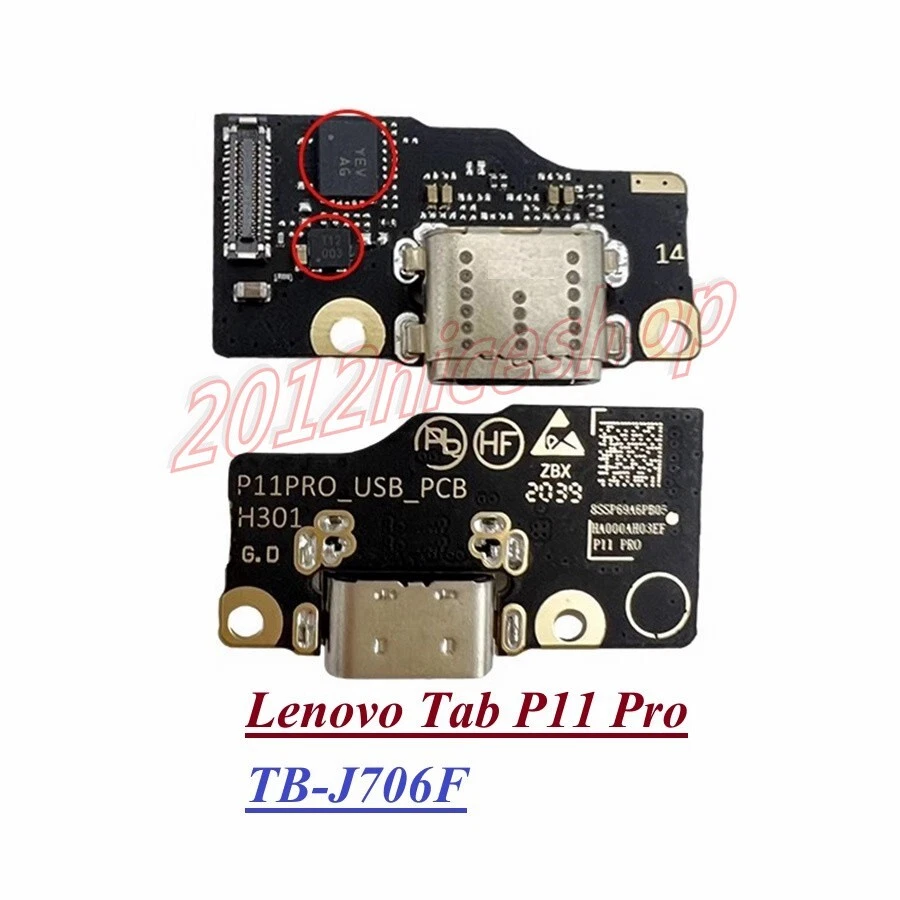 OEM Charging Port Dock Jack Connecotor Board For Lenovo Tab P11 Pro TB-J706F - Image 1 of 1