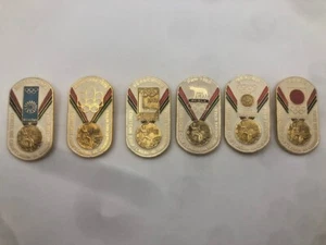 Olympic Games 1980 Moscow, set pin badge, old vintage - Picture 1 of 8