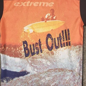 Orange Clothing Co Shirt Medium M Mens Black Surfing Collared Flip Collar S/S - Picture 1 of 8
