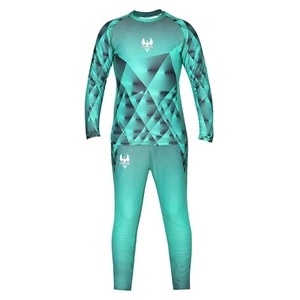 Strato Base Maniche Lunghe MMA Compressione Indossa Uomo BJJ Rash Guard Jiu Jitsu - Foto 1 di 6