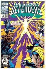 Secret Defenders #2 (1993, vf 8.0) Dr Strange, Wolverine, Spider-Woman...