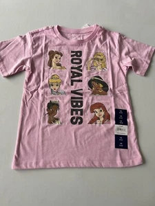 Disney Princess Royal Vibes Girls TShirt Size 4/5 NWT - Picture 1 of 4