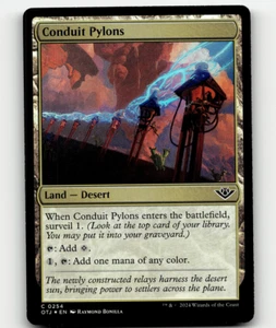 FOIL - MTG Conduit Pylons 254 - Outlaws of Thunder Junction - Picture 1 of 1