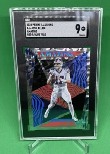SSP SGC 9 JOSH ALLEN 2022-23 Panini Illusions AMAZING Red Blue /10 #A-6 - Bild 1 von 1