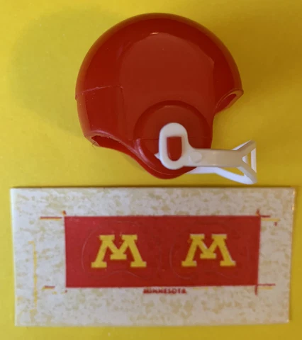 1970 Minnesota Golden Gophers mini NCAA Vintage gumball football helmet decal 1 Cover