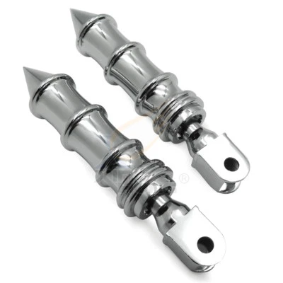 Для Honda Fury VT1300 Shadow Phantom Spirit cruiser Хромированный Шип Бамбуковая Подножка - Изображение 1 из 4