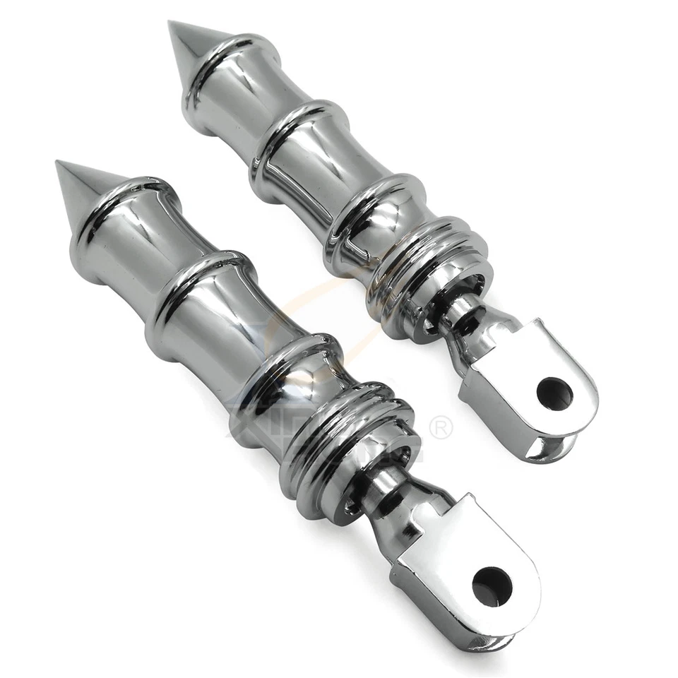 Для Honda Fury VT1300 Shadow Phantom Spirit cruiser Хромированный Шип Бамбуковая Подножка - Изображение 1 из 4