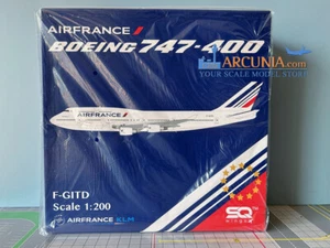 SQ Wings 1:200 Air France Boeing 747-400 "F-GITD" L2071 - Picture 1 of 5
