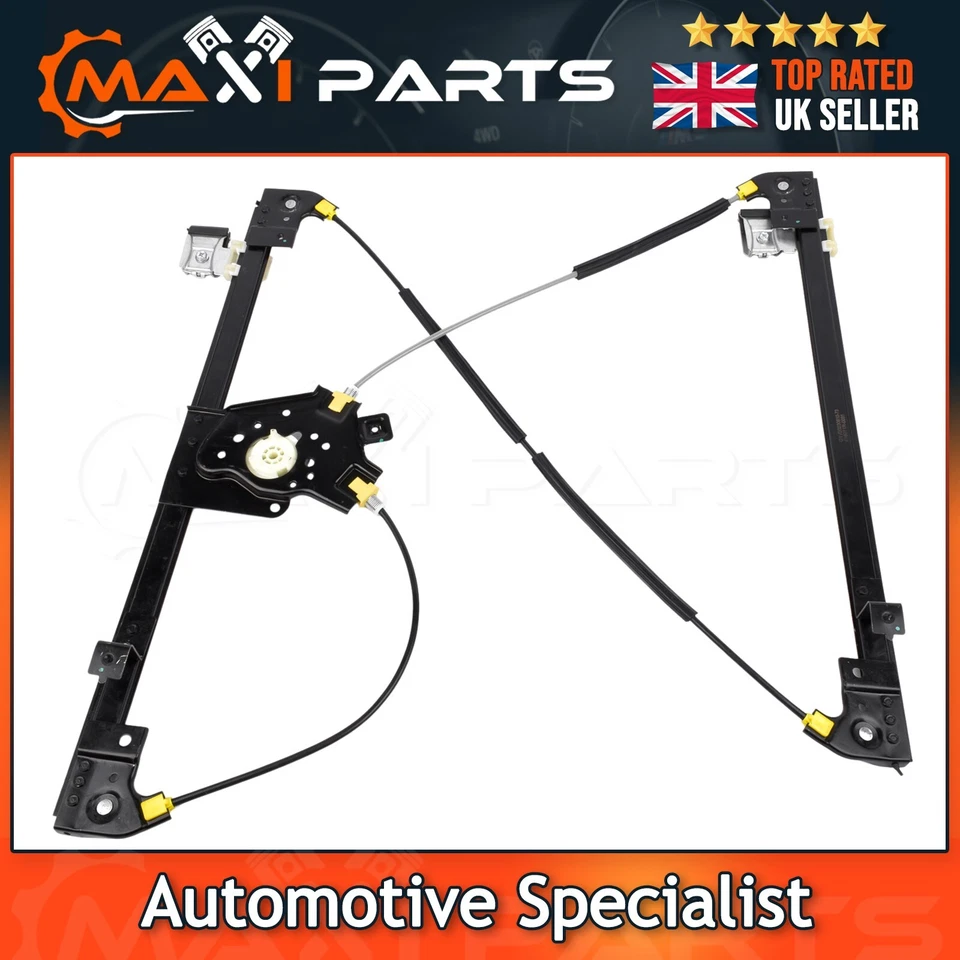 PEUGEOT EXPERT MK2 2007-2016 FRONT RIGHT DRIVER SIDE ELECTRIC WINDOW REGULATOR - Image 1 of 4