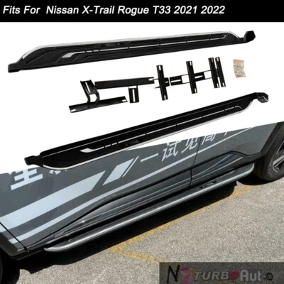 Escalón lateral Nerf Bar estribo compatible con Nissan X-Trail Rogue T33 2021-2024 Foto 1 de 4