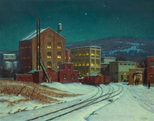 George William Sotter Miner Hillard Milling Company Canvas Print 16 x 20 - Picture 1 of 5