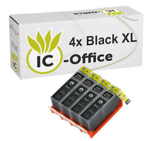 4 black bk für HP 364 XL mit Chip 5510 5515 5520 5525 B109A B110A B210A B210C