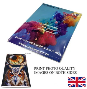 Papel fotográfico imprimible por inyección de tinta premium mate blanco doble cara A3 alta definición - Imagen 1 de 10