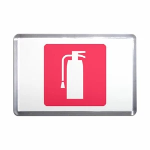 Fire Extinguisher Plastic Fridge Magnet (S, M, L, XL) - Picture 1 of 10