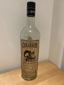 Cimarron Blanco Tequila Empty Bottle NOM 1146 Jalisco - Picture 1 of 3