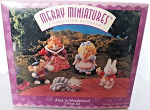 Hallmark ornament Merry Miniatures Alice in Wonderland 5-piece set 1995 - Bild 1 von 1